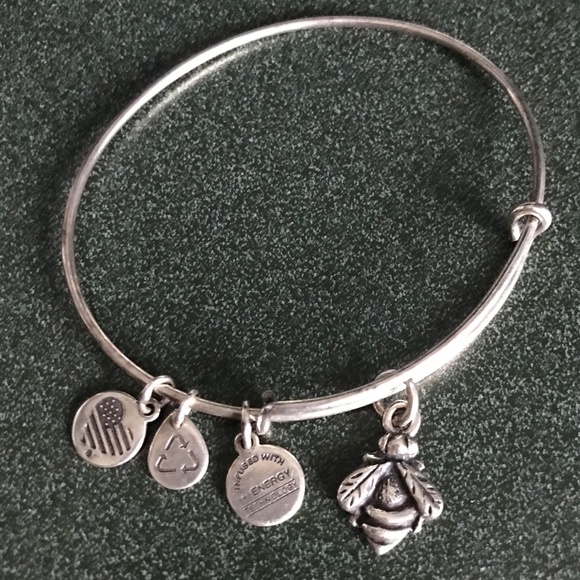 Alex And Ani Expandable Wire Bangle Bracelet - Picture 1 of 16